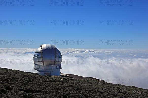 Roque de los Muchachos Observatory in the Caldera de Taburiente