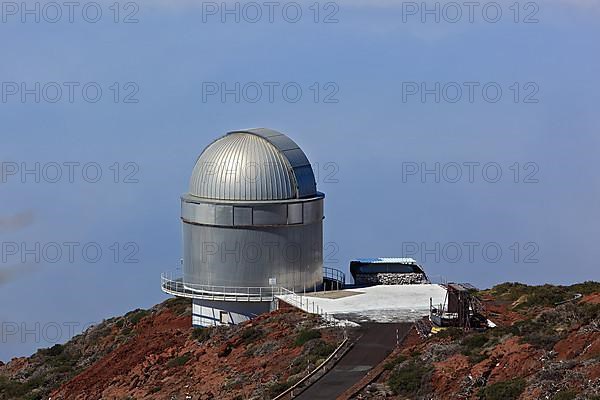 Roque de los Muchachos Observatory in the Caldera de Taburiente