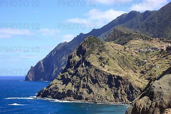 Island Rocky coast in the northeast of the island