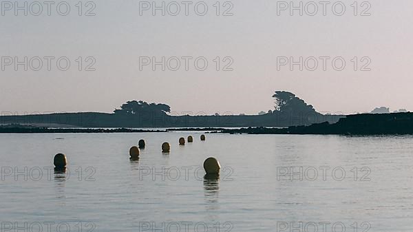 Port Blanc in the morning mist