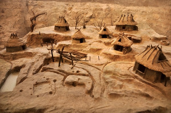 Model of the first settlement on the Palatine