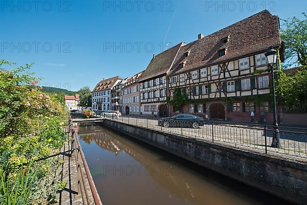 Wissembourg, houses on the Lauter Canal