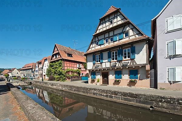 Wissembourg, houses on the Lauter Canal