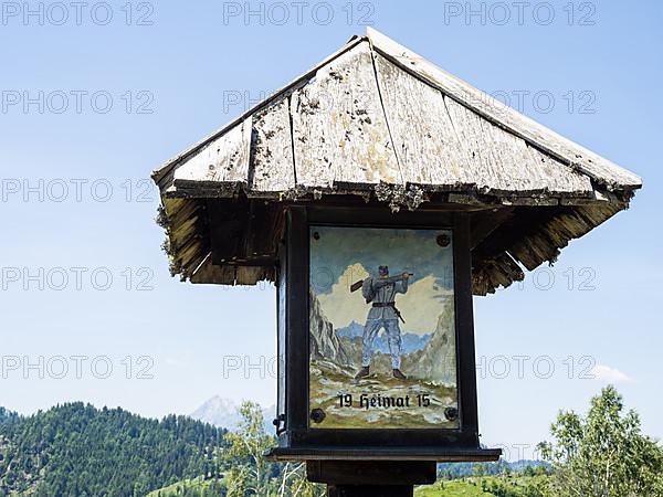 Wayside shrine, wayside shrine on the Naggler Alm