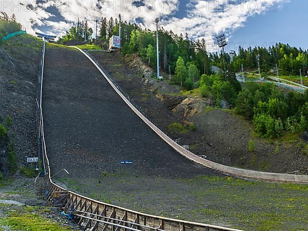 Ski jumping stadion Vikersundbakken in Vikersund, Provinz Viken