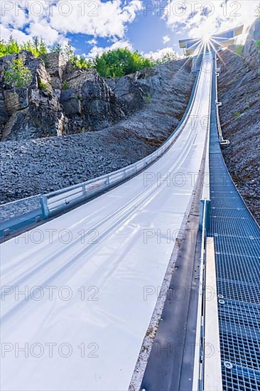 Ski jumping stadion Vikersundbakken in Vikersund, Provinz Viken