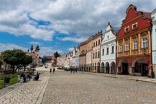 Unesco site historic center of Telc, Czech Republic