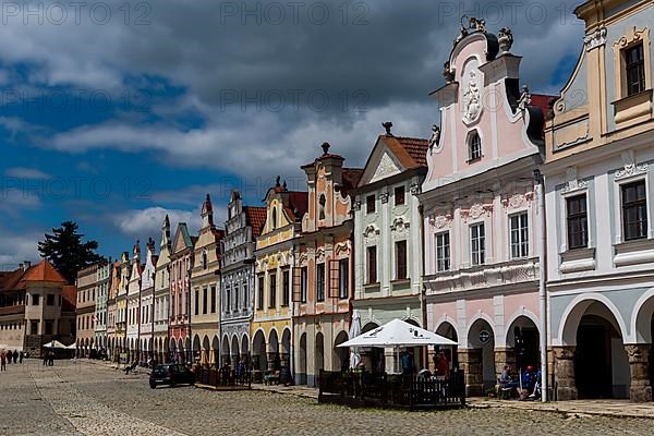 Unesco site historic center of Telc, Czech Republic