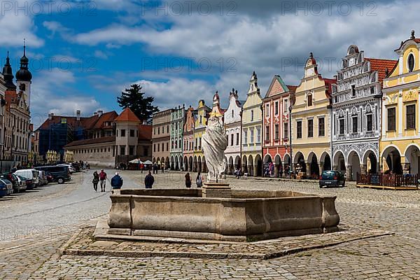 Unesco site historic center of Telc, Czech Republic