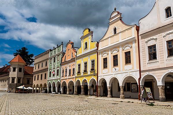 Unesco site historic center of Telc, Czech Republic