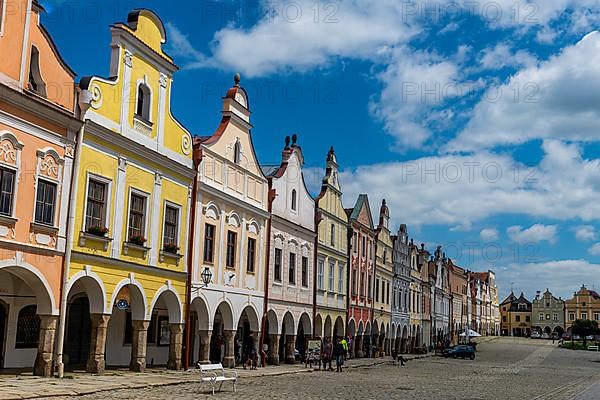 Unesco site historic center of Telc, Czech Republic