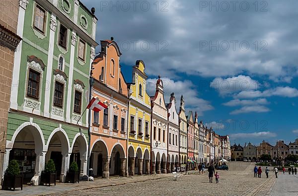 Unesco site historic center of Telc, Czech Republic