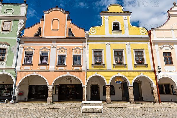 Unesco site historic center of Telc, Czech Republic