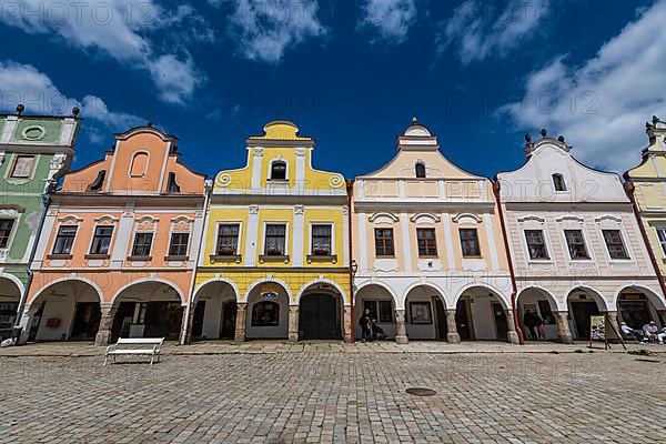 Unesco site historic center of Telc, Czech Republic