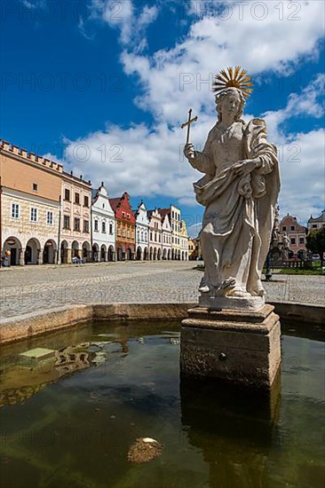 Unesco site historic center of Telc, Czech Republic