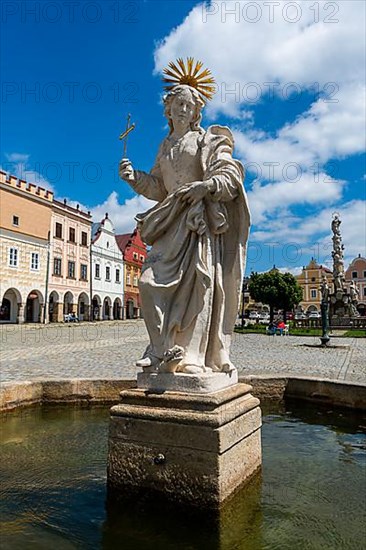 Unesco site historic center of Telc, Czech Republic