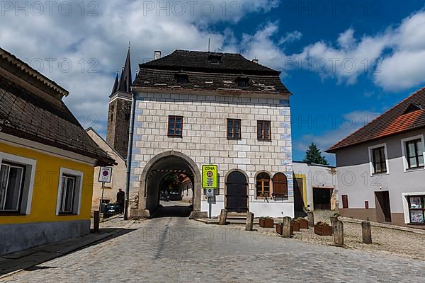 Unesco site historic center of Telc, Czech Republic