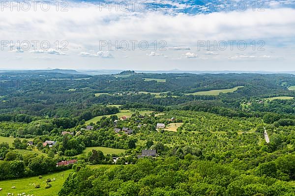 Overlook from Trosky castle, Bohemian paradise