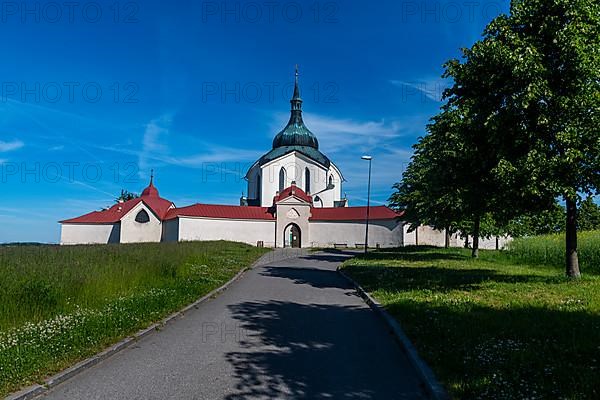Unesco site Pilgrimage Church of Saint John of Nepomuk, Czech Republic