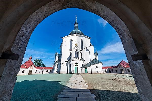 Unesco site Pilgrimage Church of Saint John of Nepomuk, Czech Republic