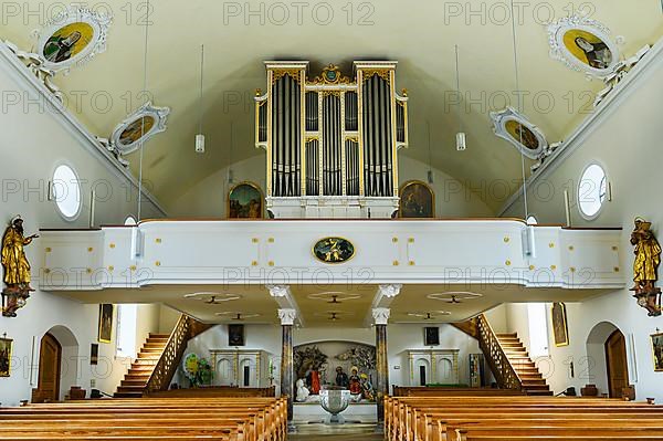 Organ loft, St. Verena Parish Church