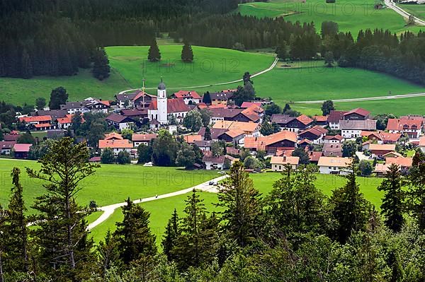 Village view, Zell near Pfronten