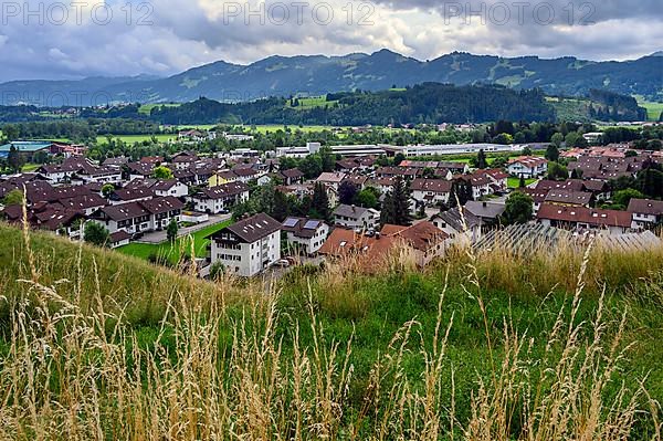 New buildings in the east of Sonthofen, Allgaeu