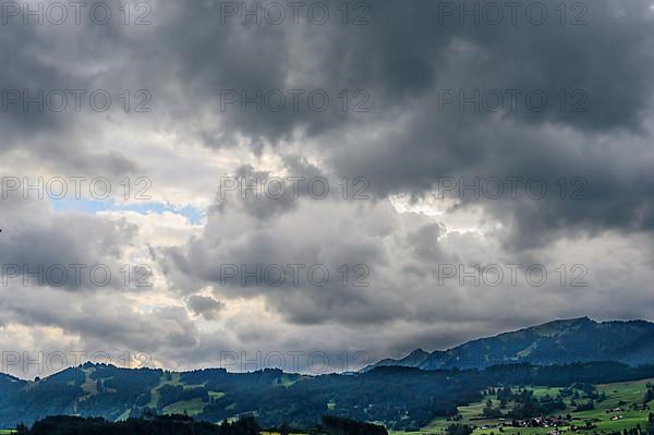 Thunderclouds near Sonthofen, Allgaeu