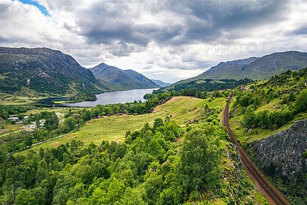 Glenfinnan Monument and Loch Shiel, West Highland