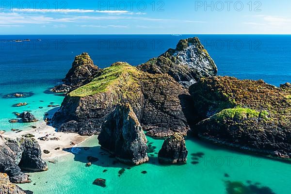 Kynance Cove Mermaid Pool and Cliffs, Cornwall