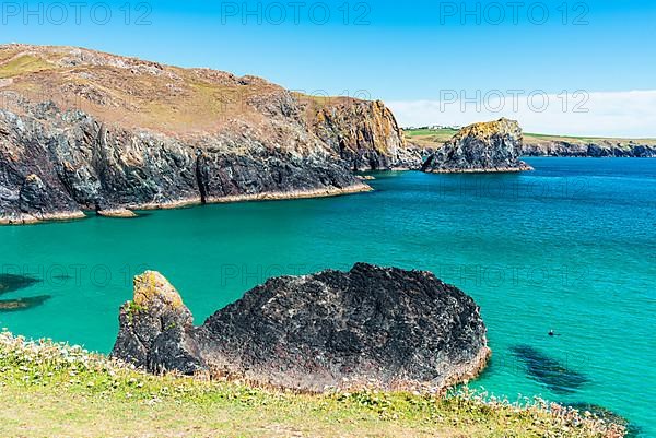 Kynance Cove Mermaid Pool and Cliffs, Cornwall