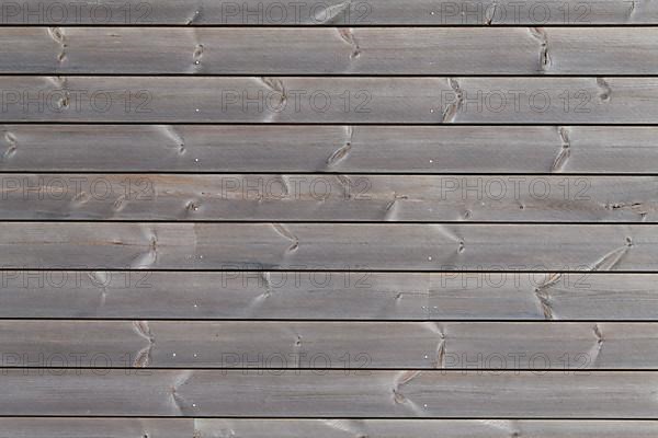 Wooden panels on house facade,