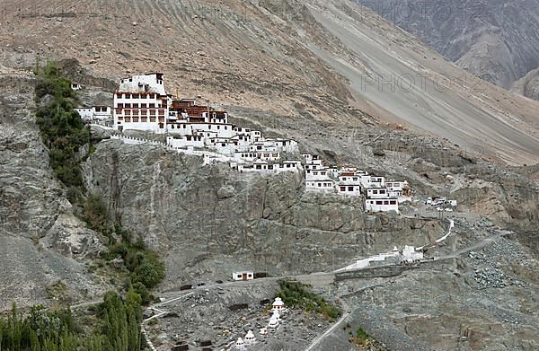 Diskit Monastery or Deskit Gompa, Hunder
