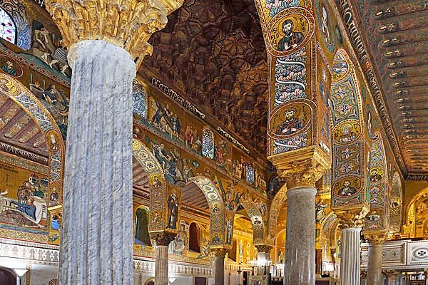 Cappella Palatina, close-up