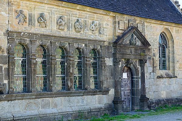 Facade of the Ossuaire ossuary, Enclos paroissial enclosed parish