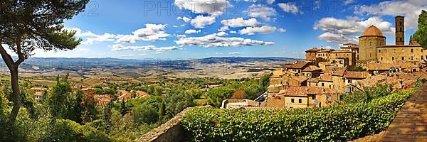 Volterra is a picturesque town on a mountain in Tuscany. Volterra, Pisa