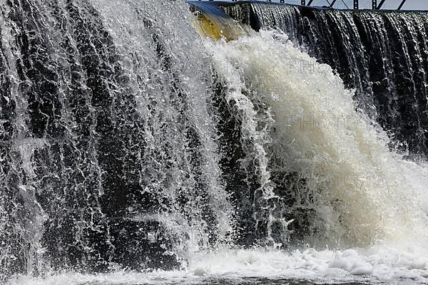 Waterfall in the Chateauguay River, Province of Quebec