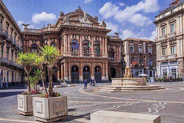 Teatro Massimo Bellini Opera House in the Old Town, Catania