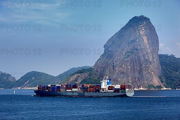 View of Sugar Loaf Mountain from the east, from Niteroi