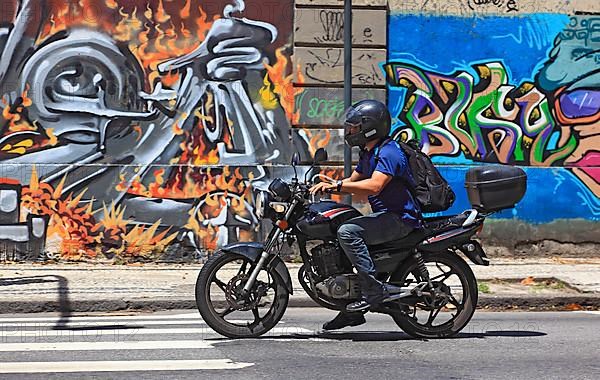 Grafitti in the Rua Jardim Botanico, Rio der Janeiro