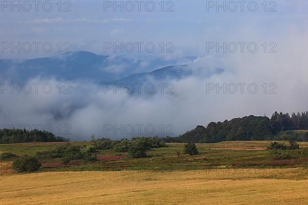 Rhoen landscape at the Wasserkuppe, Fulda district