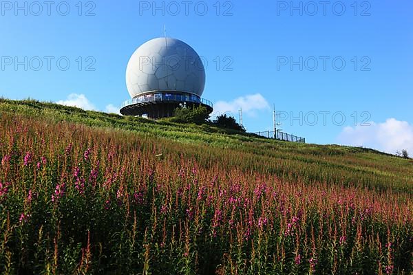 Radome, radar dome at the Wasserkuppe