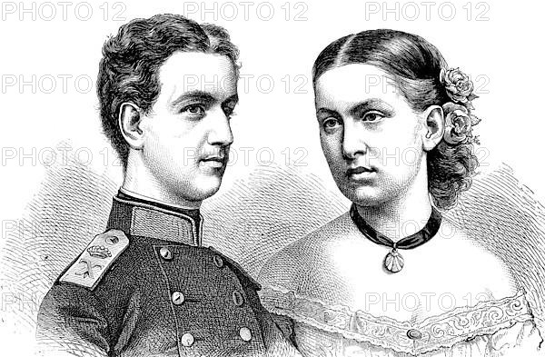 George I of Greece and his woman, the Grand Duchess Olga Konstantinovna of Russia