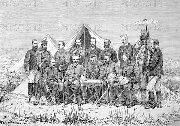 Abyssinia Expedition of 1868, Sir Robert Rapier and his team