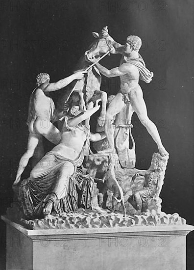 Historical image of The Farnese Bull, Toro Farnese