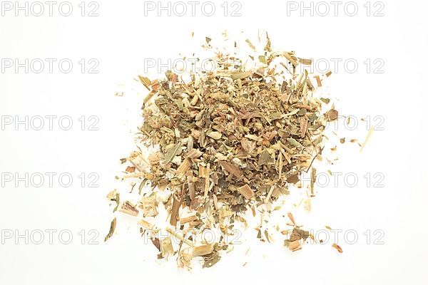 Dried herb of the medicinal plant european goldenrod,