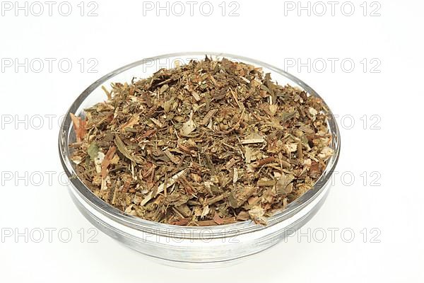 Dried herb of the medicinal plant european goldenrod,