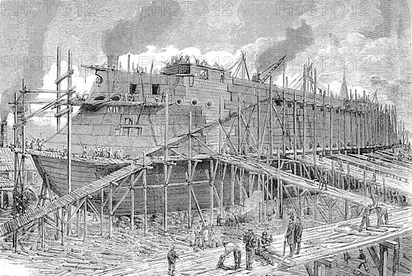 SMS Koenig Wilhelm was an armoured frigate of the Prussian and later the German Imperial Navy. The ship was laid down in 1865 at the Thames Ironworks shipyard in London, Historic