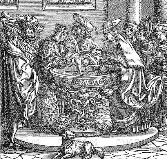 Cultural state in the late 15th and early 16th century, Baptism of a Prince
