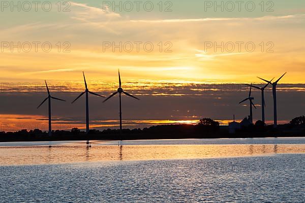 Windpower generators, Fehmarn Island